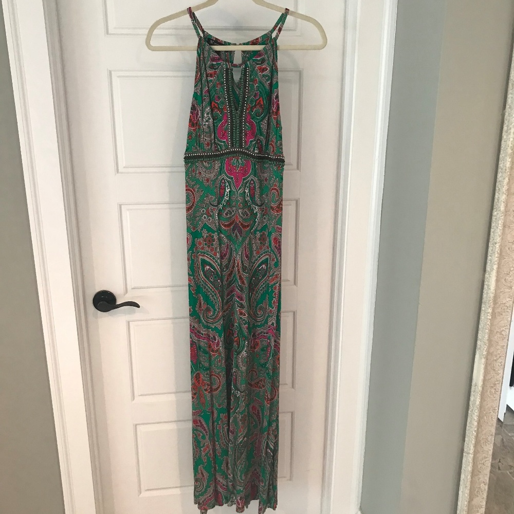 INC Maxi Dress with beading on bodice - MP